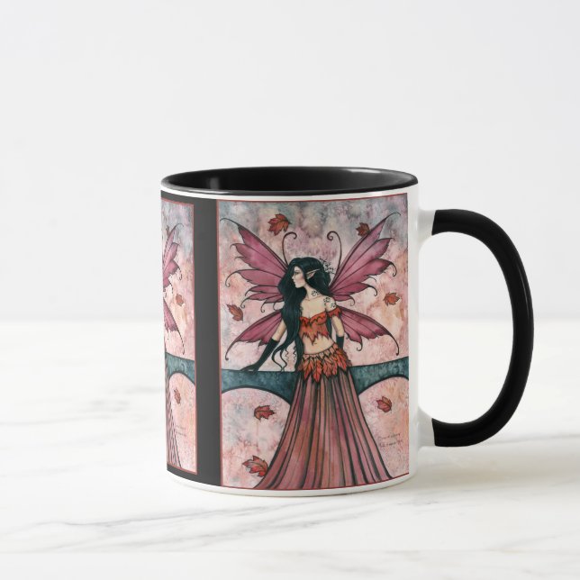 Caneca Autumn Fairy Coffee Mug, por Molly Harrison (Direita)