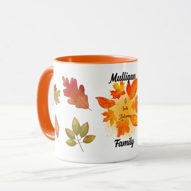 Caneca Autumn Love (Frente Esquerda)