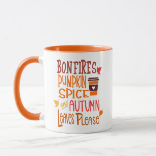 Caneca Autumn Pumpkin Spice Mug