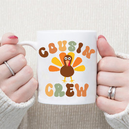 Caneca Autumn Thankdesse Cousin Crew Caiu na Turquia Café