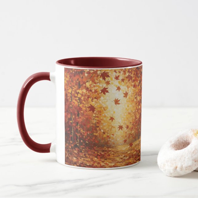 Caneca Autumn Whispers Mug (Com Donut)