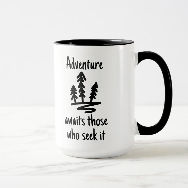 Caneca Aventura Aguarda Mata De Dois Tons (Direita)