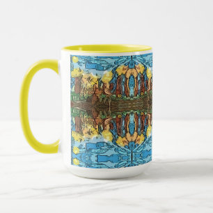 Caneca Aventura amarela asteca