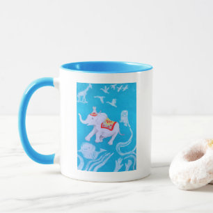 Caneca Aventura começa com café
