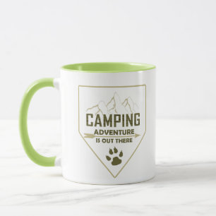 Caneca aventura de acampamento