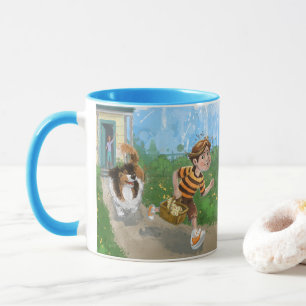 Caneca Aventura de Sheldon e Davie