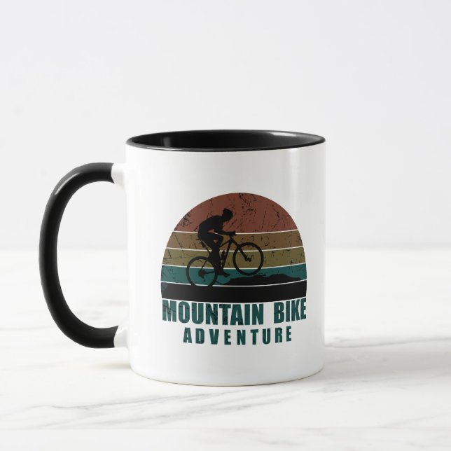 Caneca Aventura MTB Vintage - Ciclismo de Montanha (Esquerda)