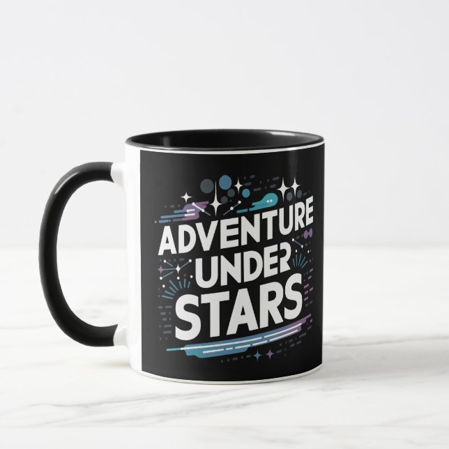 Caneca Aventura sob estrelas (Esquerda)