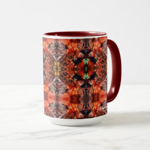 Caneca Aventura vermelha asteca