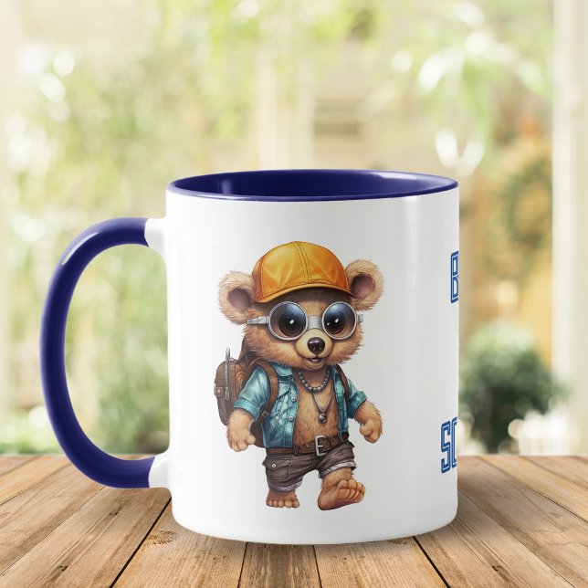 Caneca Aventuras Sunny com Urso de Beachy - Prontos para  (Criador carregado)