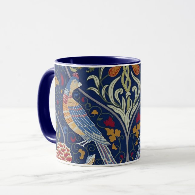 Caneca Aves e Flores, William Morris (Frente Esquerda)