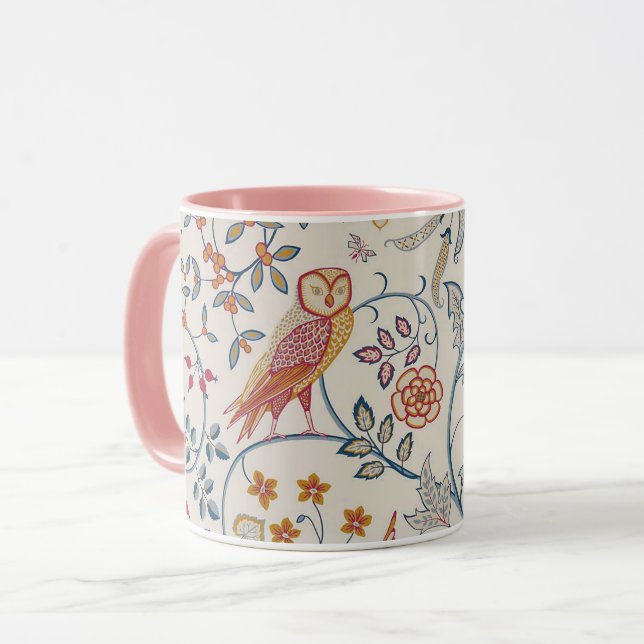 Caneca Aves e Flores, William Morris (Frente Esquerda)