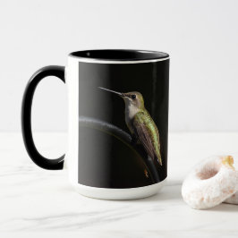 Caneca Aves-humanos em preto