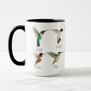 Caneca Aves Hummingbird da América do Norte