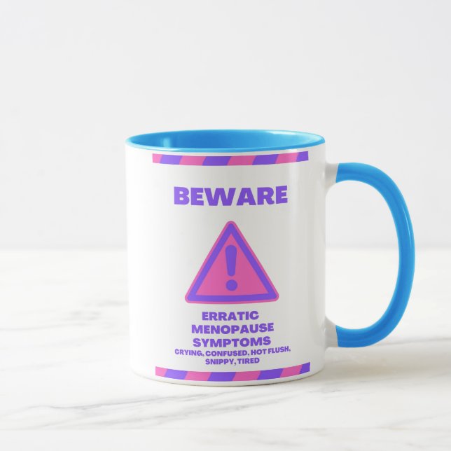 Caneca Aviso de menopausa (Direita)