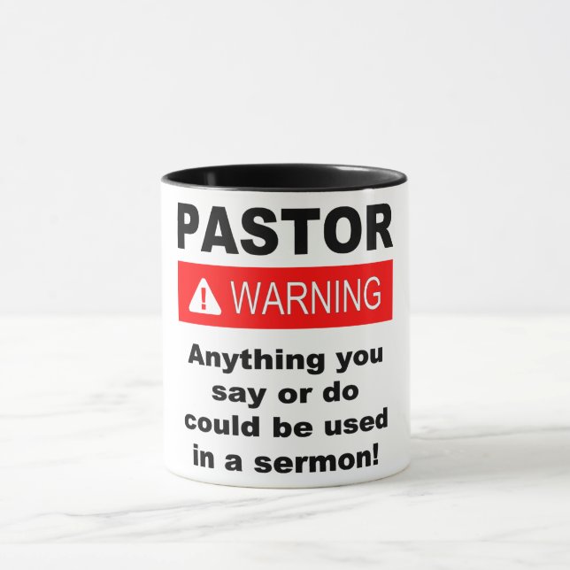 Caneca Aviso do Pastor (Centro)