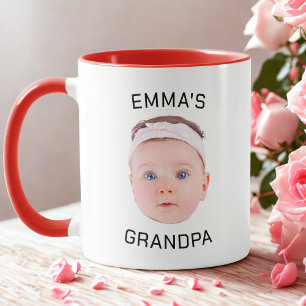 Caneca Avô Deu Mug, Cara De Bebê Personalizada, Presente