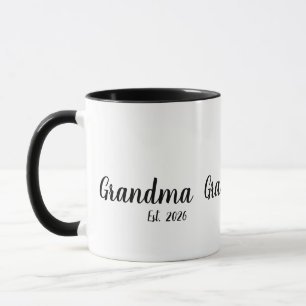 Caneca Avó Estabeleceu Novo Presente de Avó