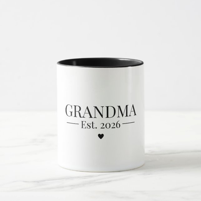Caneca Avó Fundada em 2026 (Centro)