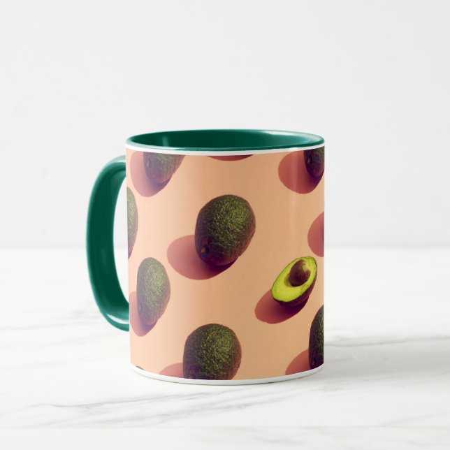 Caneca Avocado Fruta Potrait (Frente Esquerda)