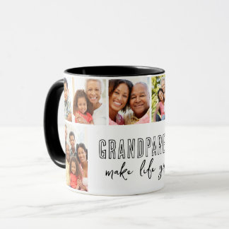 Caneca Avós Tornam a Vida Grandiosa Presente de Família d