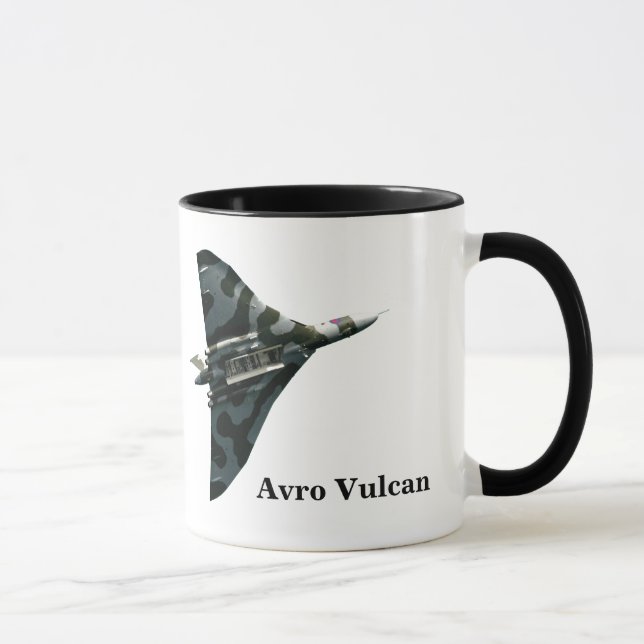 Caneca Avro Vulcan Bomber com seu monograma (Direita)