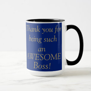 Caneca "AWESOME BOSS" Café do chefe/Tea Mug