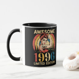 Caneca Awesome Since 1996 Retro 30th Women's Birthday