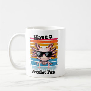Caneca Axolote de Diversão - Caneca de Café com Pi