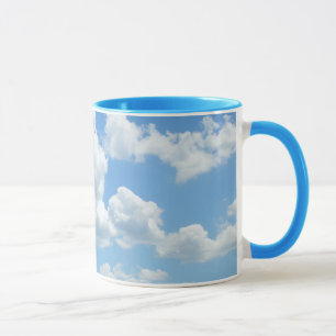 Caneca Azuis de desvanecimento