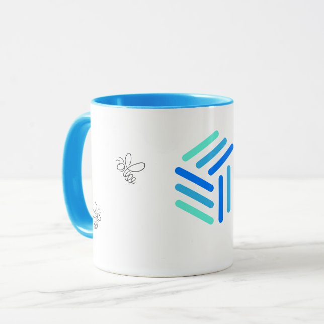 Caneca Azul (Frente Esquerda)
