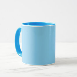 Caneca Azul bebê (cor sólida)