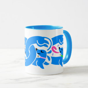 Caneca Azul Claro Torcida