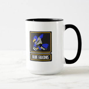 Caneca azul da campainha dos Falcons