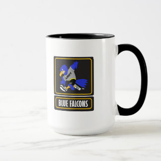 Caneca azul da campainha dos Falcons