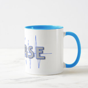 CANECA AZUL DA ENFERMEIRA