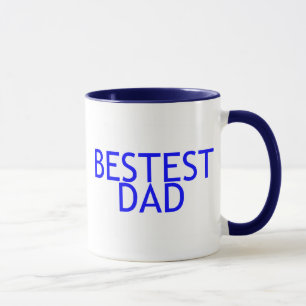Caneca Azul do pai de Bestest