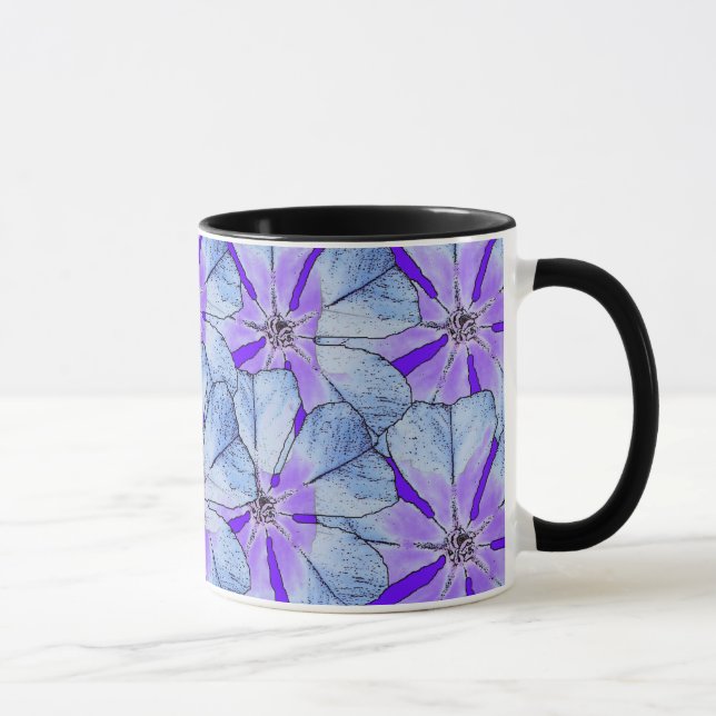 Caneca azul dos Vincas (Direita)