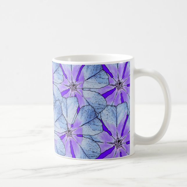 Caneca azul dos Vincas (Direita)