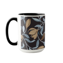 Azul e Tan William Morris Elegante inspirados