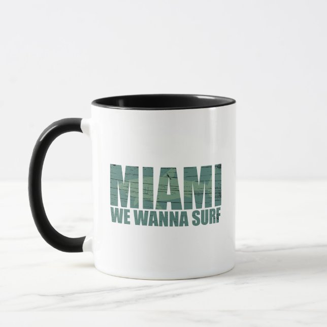 Caneca Azul Flórida de Miami (Esquerda)