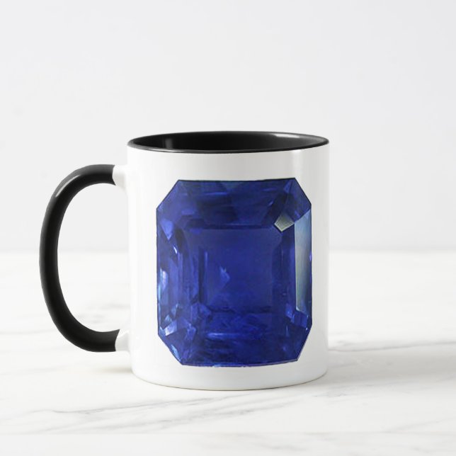 Caneca Azul Gemstone Sapphire Quadrado (Esquerda)