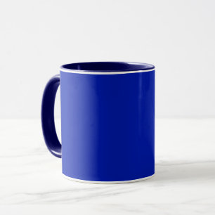 Caneca Azul (Pantone) (cor sólida)
