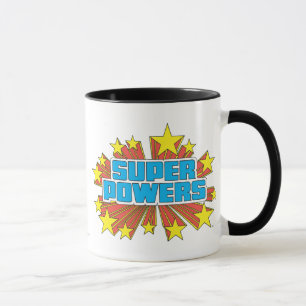 Caneca Azul para logotipo Super Powers™
