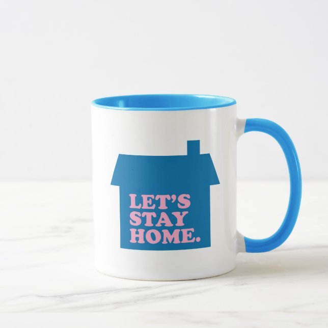 Caneca Azul para Vamos (Direita)