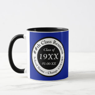 Caneca Azul, Preto e Branco, Lâmpadas de Reunião de Class