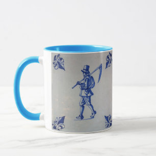 Caneca Azulejo azul de Delft - modelo