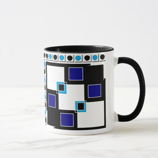 Caneca Azulejo como o design (Direita)