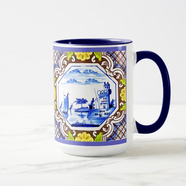 CANECA AZULEJO DELFT VINTAGE (Direita)