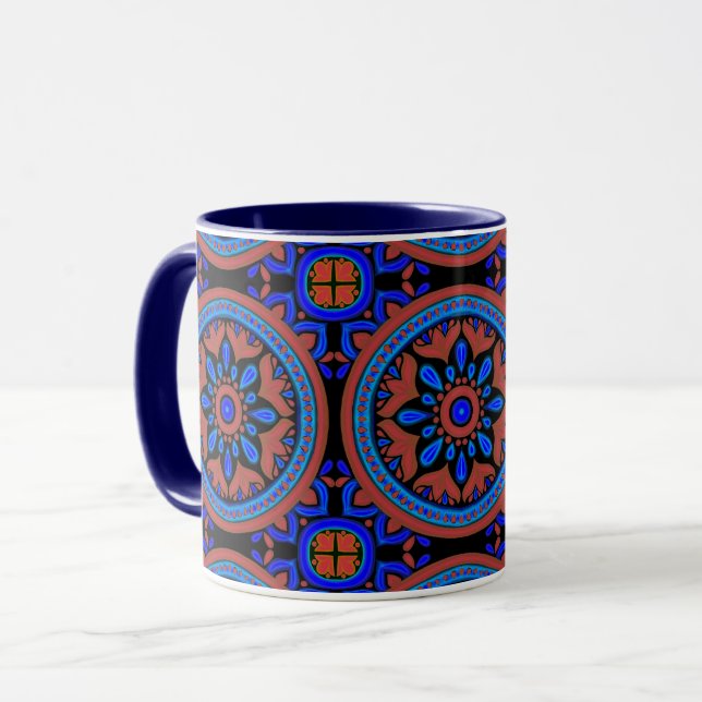 Caneca azulejo italiano (Frente Esquerda)